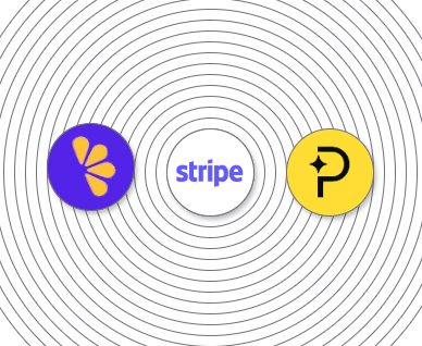 Support Payment Provider Logos in order: Lemon Squeey, Stripe, and Paddle